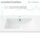 preview thumbnail 9 of 8, Swiss Madison 36 Ceramic Vanity Sink Top
