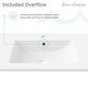 preview thumbnail 7 of 6, Swiss Madison 60" Vanity Top Bathroom Sink