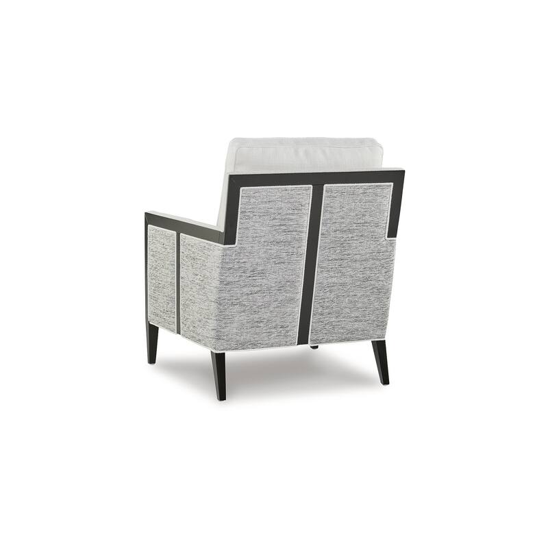 Signature Design by Ashley Ardenworth Black/Ivory Accent Chair - 30" W x 33.5" D x 33" H