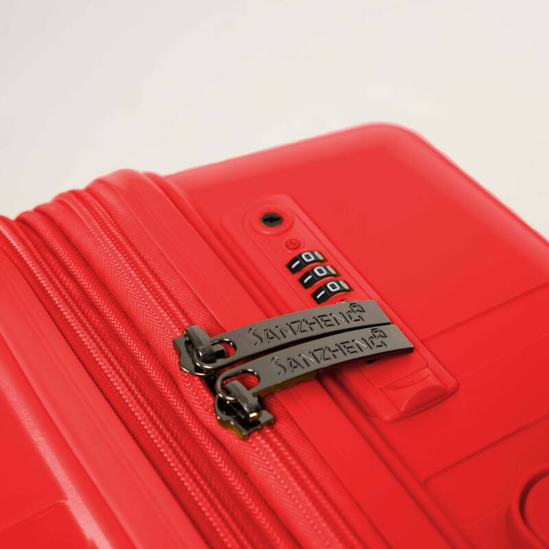 6-piece luggage set, expandable hard shell luggage set with rotating wheels