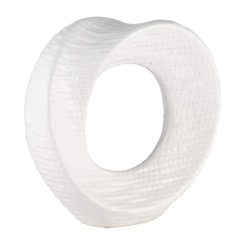 Sagebrook Home Modern Stoneware Ceramic Decorative Object
