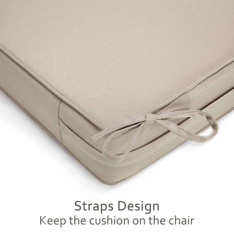 Patio Chair Cushion for Outdoor Furniture 19x19x4 Inch