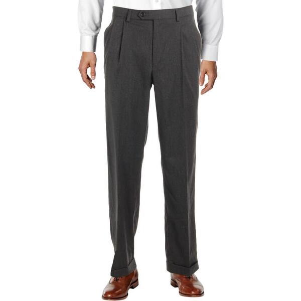 Lauren Ralph Lauren Mens Nibbs Dress Pants Pleated Cuffed Hem Overstock 30388565 34 29 Shop our collection of lauren ralph lauren pants for men at macys.com! ralph lauren