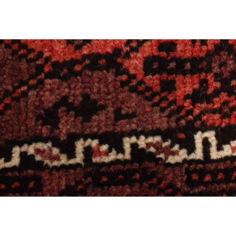 ECARPETGALLERY Hand-knotted Baluch Dark Copper Wool Rug - 3'2 x 6'4