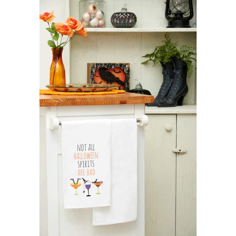 Halloween Sprits Flour Sack Kitchen Towel