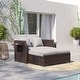 preview thumbnail 2 of 13, Ove Decors Sunnybrook I Daybed Dark Brown Wicker
