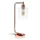 preview thumbnail 31 of 35, Lalia Home Modern Iron Desk Lamp with USB Port and Glass Shade - N/A