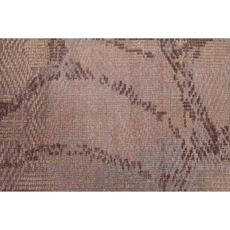 ECARPETGALLERY Hand-knotted Tangier Tan Wool Rug - 8'2 x 10'2