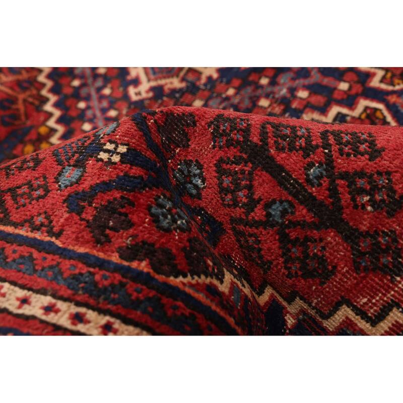 ECARPETGALLERY Hand-knotted Anadol Vintage Red Wool Rug - 4'3 x 6'5