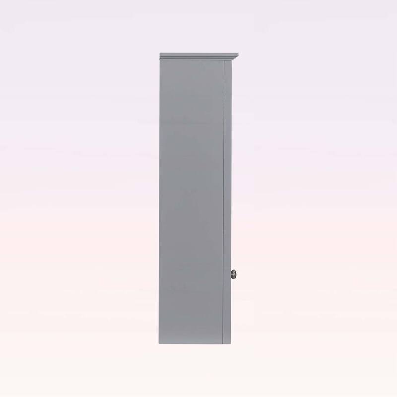 30'' x 28'' Wall Mounted Bathroom Storage Cabinet with Mirror,Modern Design,3 Open Shelves,and Concealed Storage