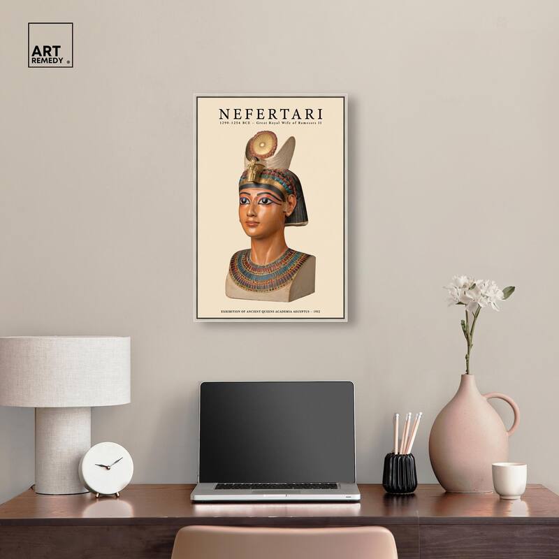 Ancient Egyptian Queen Canvas by Art Remedy