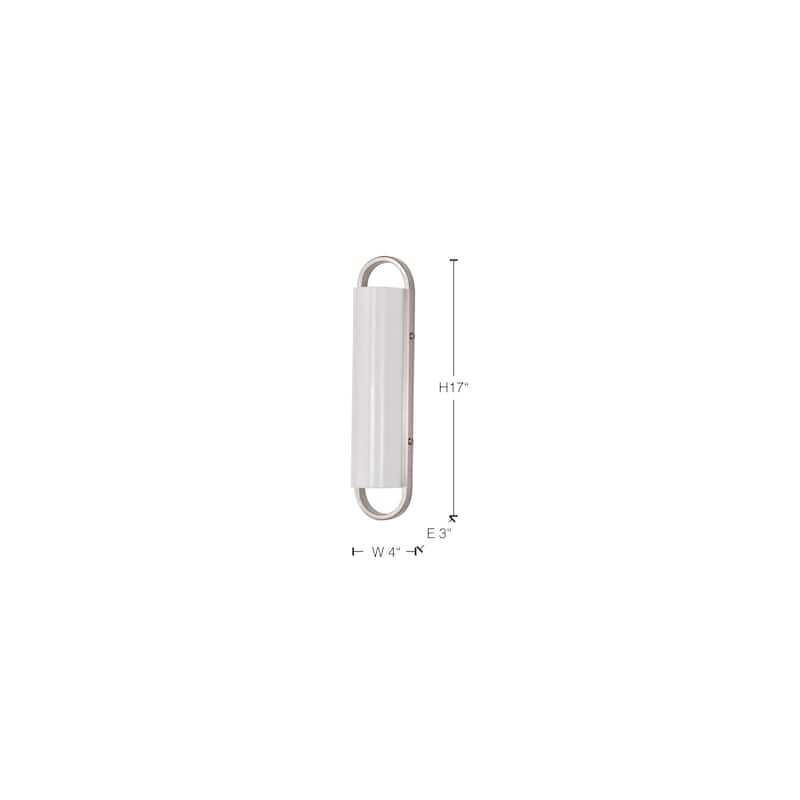 Velano 16 Inch LED Vanity Brushed Nickel Finish - Brushed Nickel