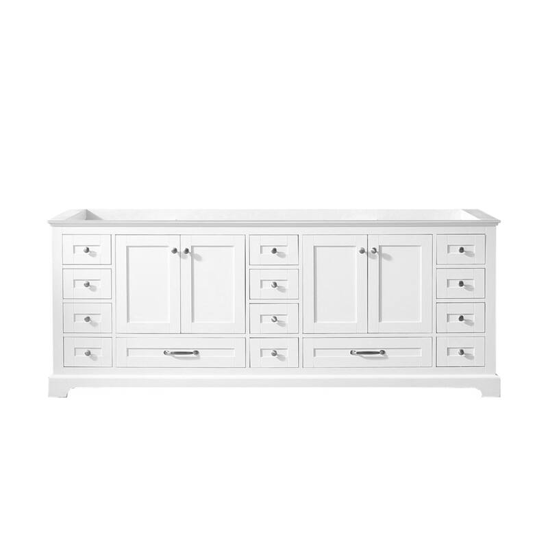 Dukes 84 in. W x 22 in. D Navy Blue Double Bath Vanity