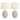 Sanibel Capizzz Night Light Lamp Coastal Set - 30' Height - antique white - Wattage - 100W/7W - Night Light