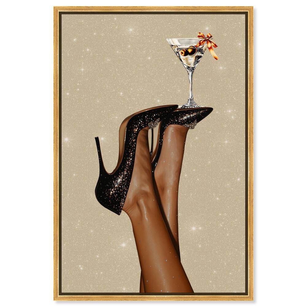 Martini on Display Canvas by Art Remedy