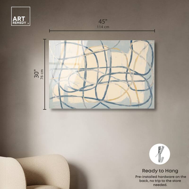 Unbroken Line I Acrylic by Art Remedy, Ready to Hang