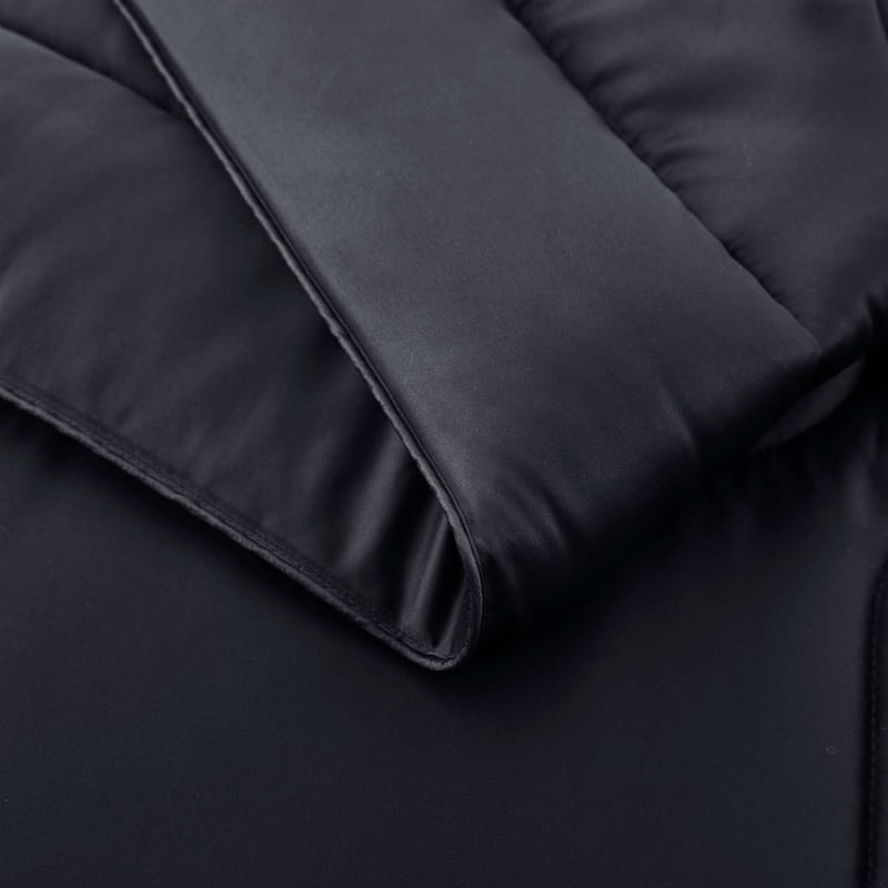 3 Piece Reversible Silky Luxury Soft Satin Comforter with 2 Satin Pillowcases