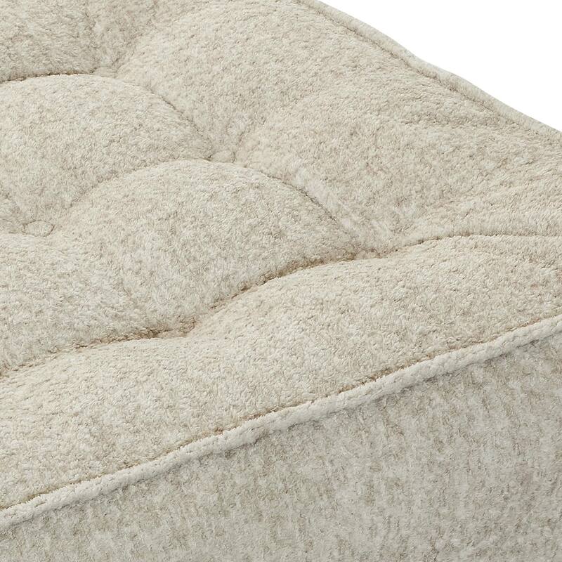 MCombo Modular Sofa Couch with Removable Cushion, 3 Seaters Accent Sofa Chair