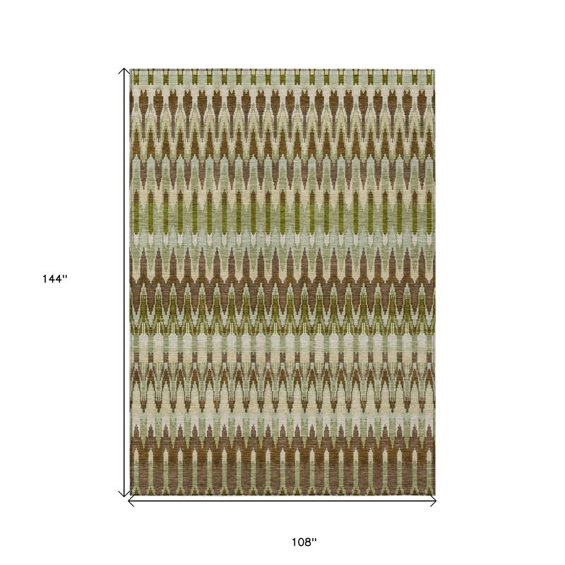 HomeRoots Southwestern Transitional Rectangle Outdoor Rug