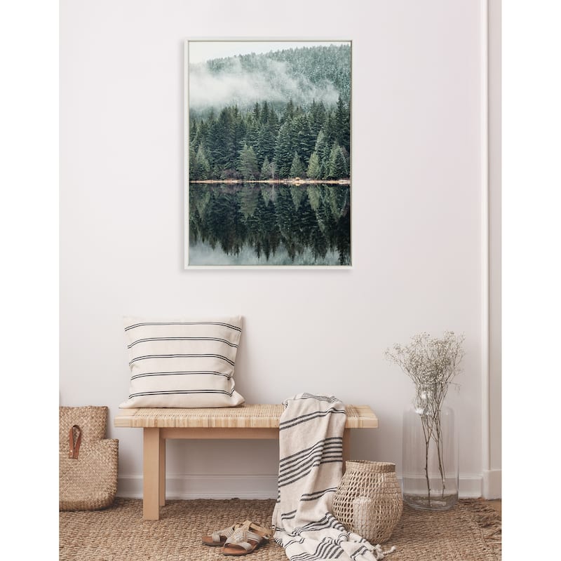 Kate and Laurel Sylvie Misty Forest Canvas by Emiko and Mark Franzen