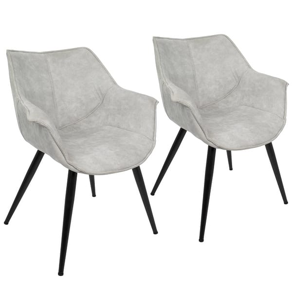 slide 1 of 11, LumiSource Wrangler Contemporary Accent Chair (Set of 2)