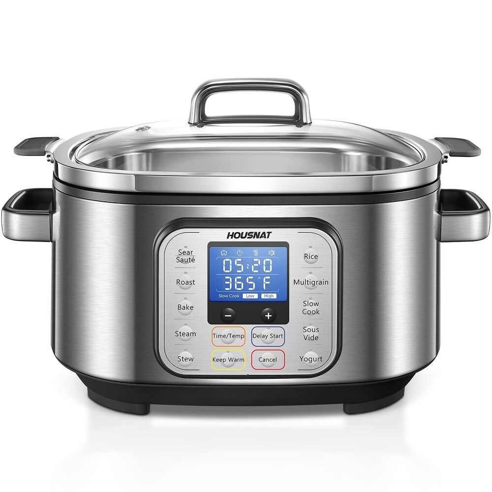 Royalcraft Slow Cooker with 10 Cooking Liners, 3 in 1 Buffet Servers Dips Pot, Food Warmers for Parties with 3 Spoons, Lid Rests, Removable Oval