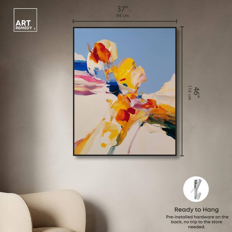 Flippant Bloom II Canvas by Art Remedy