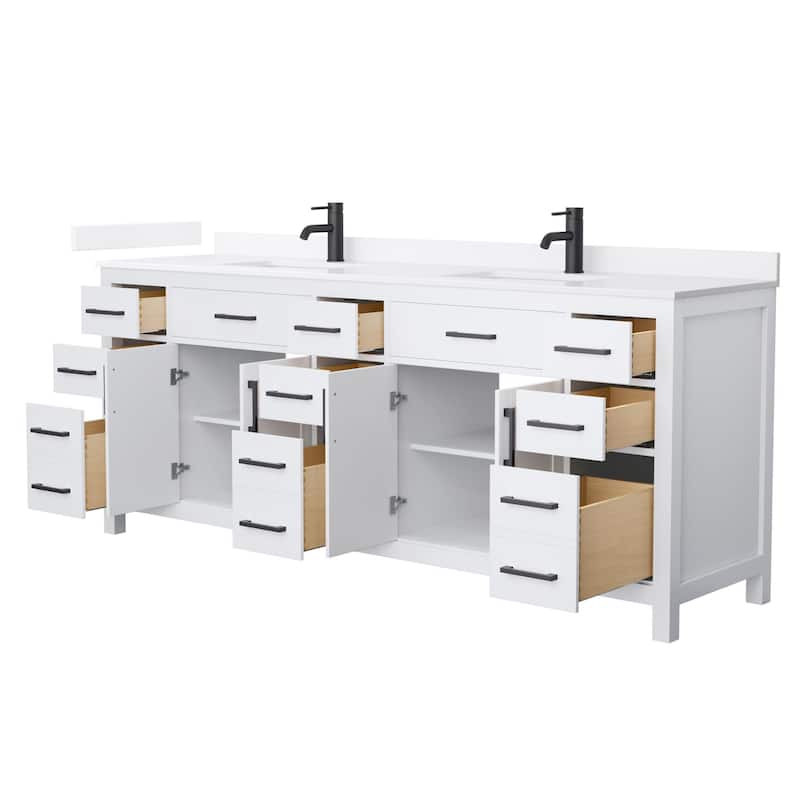 Wyndham Collection WCG2424-84D-QTZ-UNSMXX Beckett 84" Free Standing
