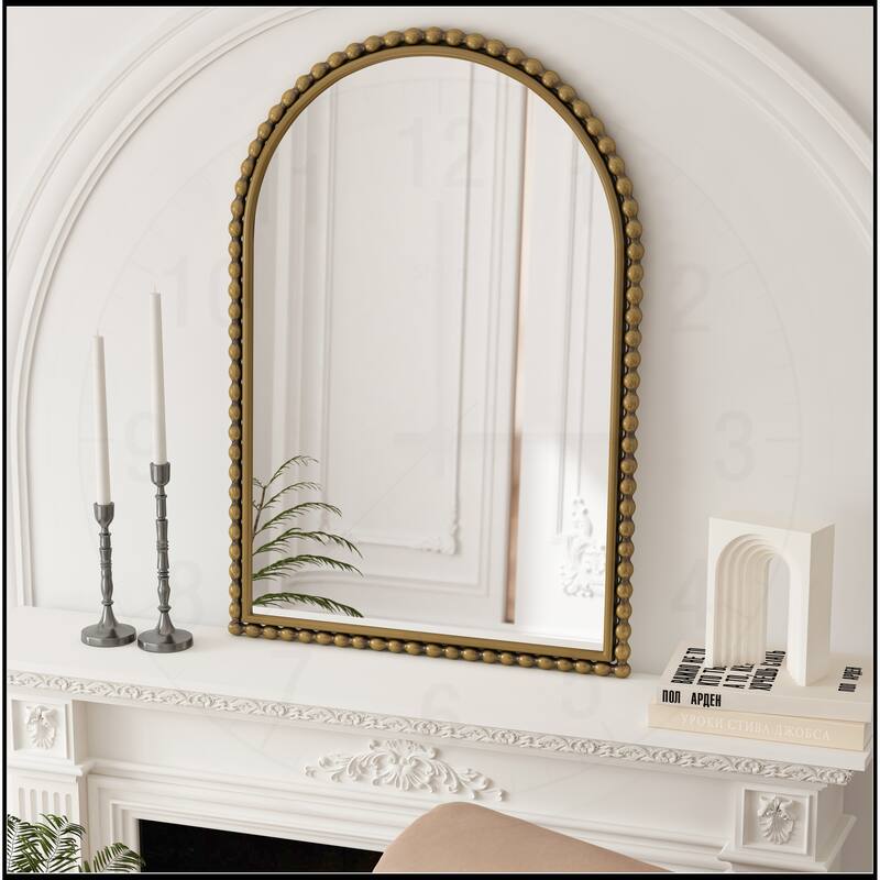 Iron Art Arch Vintage Vanity Mirror, Wall Hanging