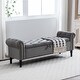 preview thumbnail 40 of 74, 67" Velvet Tufted Storage Bench for Bedroom End of Bed with Roll Arms