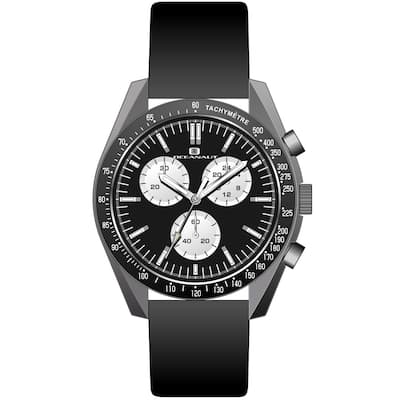 Oceanaut Men's Orbit Black Dial Watch - OC7581 - 6 (36)