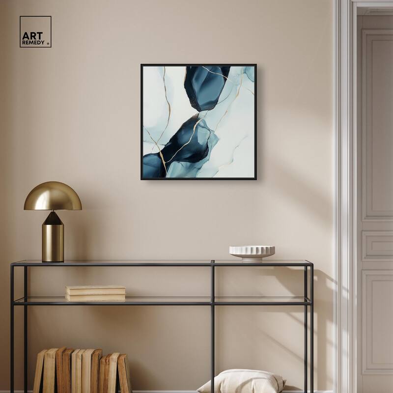 Cerulean Flow III Canvas by Art Remedy