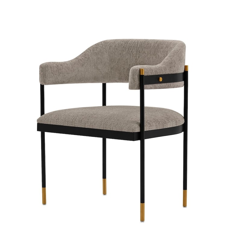Manhattan Comfort Modern Lia Boucle Dining Armchair
