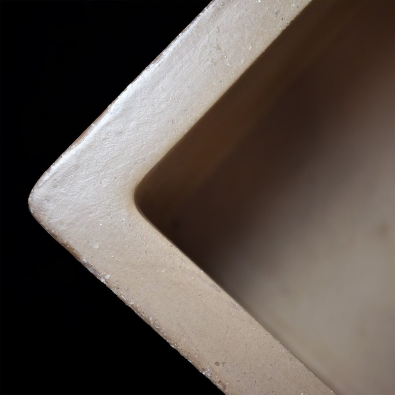 Ventana 15-inch NativeStone Concrete Bar/ Prep Sink - 15" x 15" x 8"