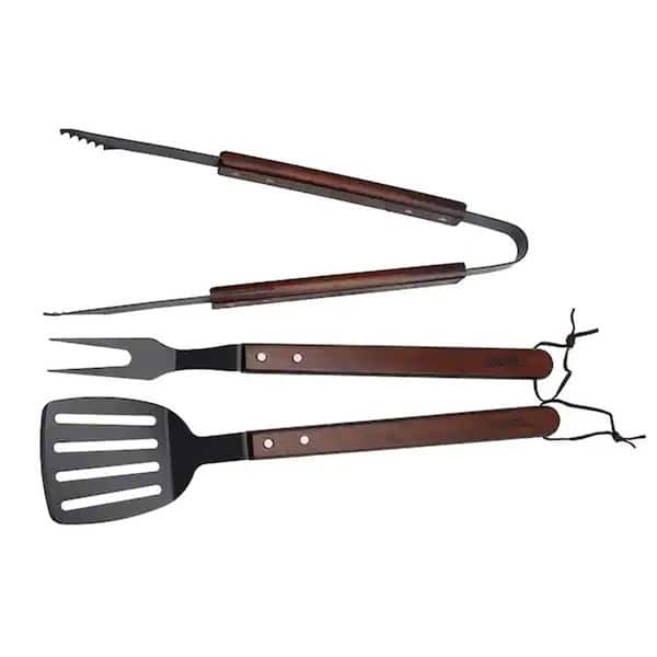Nexgrill 3-Piece Grill Tool Set with Wooden Handles