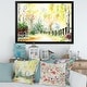 preview thumbnail 8 of 9, Designart 'Autumn Countryside Landscape In The Afternoon' Traditional Framed Art Print 20 In. Wide x 12 In. High - Black