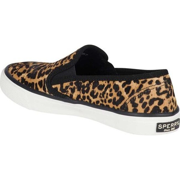 Sperry leopard slip on sneakers on sale
