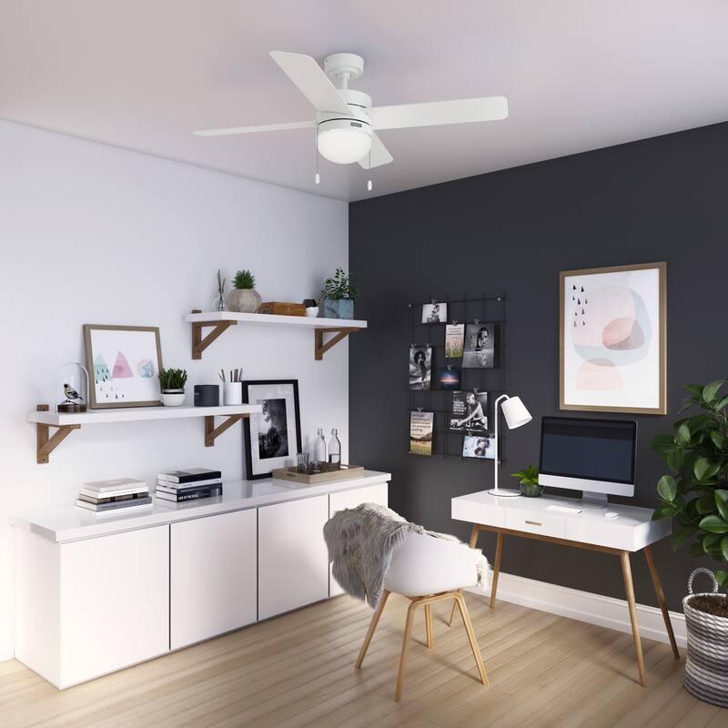 Hunter 52" Timpani Ceiling Fan w/ LED Light, Pull Chain