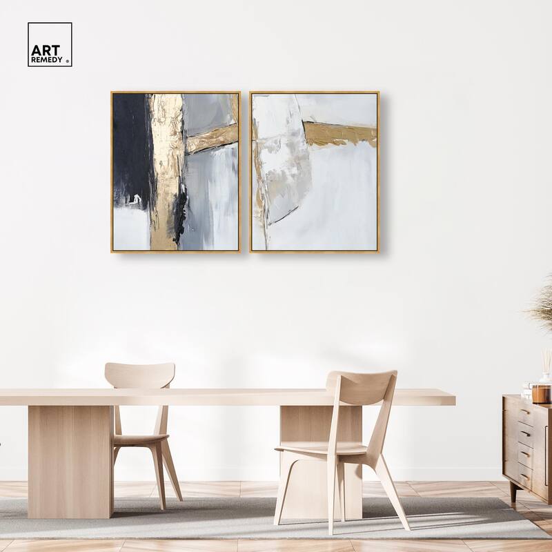 Cracks of Creation II Canvas Set of 2 by Art Remedy