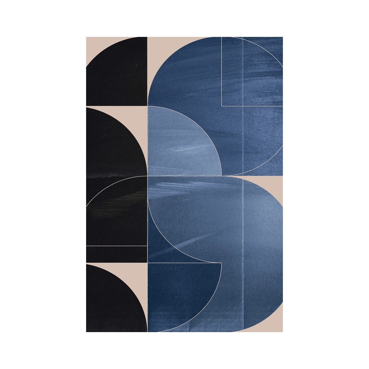 "Minimal Geometric Shapes 218" by Gaite Canvas Print