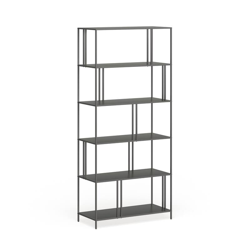 Cortland 34'' Wide Rectangular Bookcase