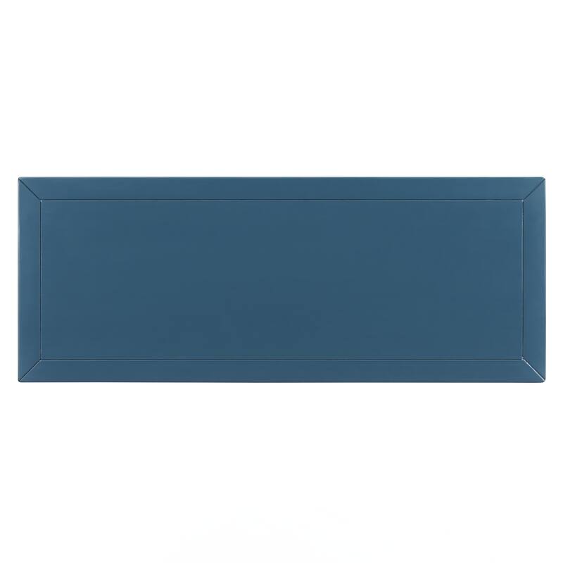 Console Table Traditional Design with Two Drawers and Bottom Shelf