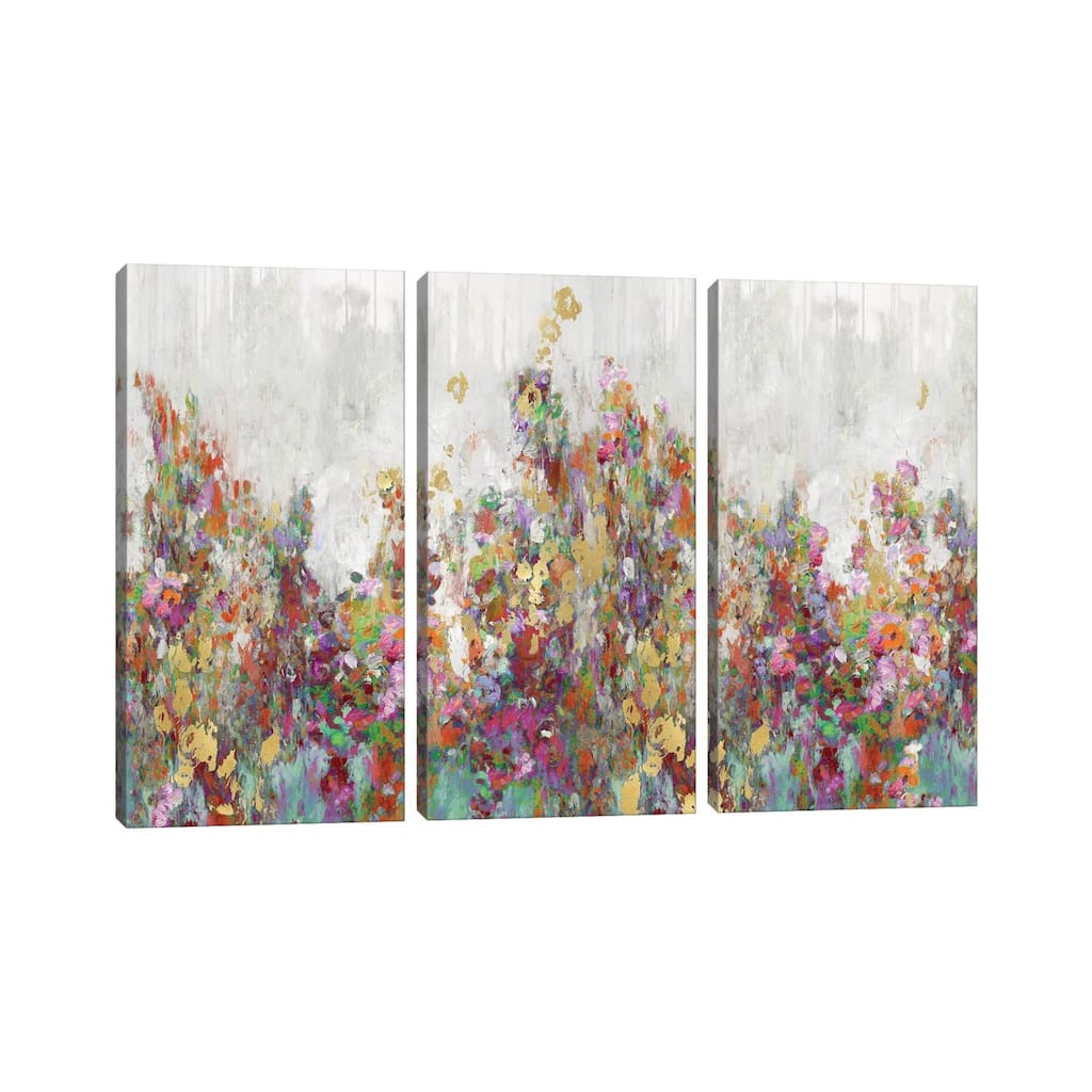 iCanvas "Blooming" by Nikki Robbins 3-Piece Canvas Wall Art Set