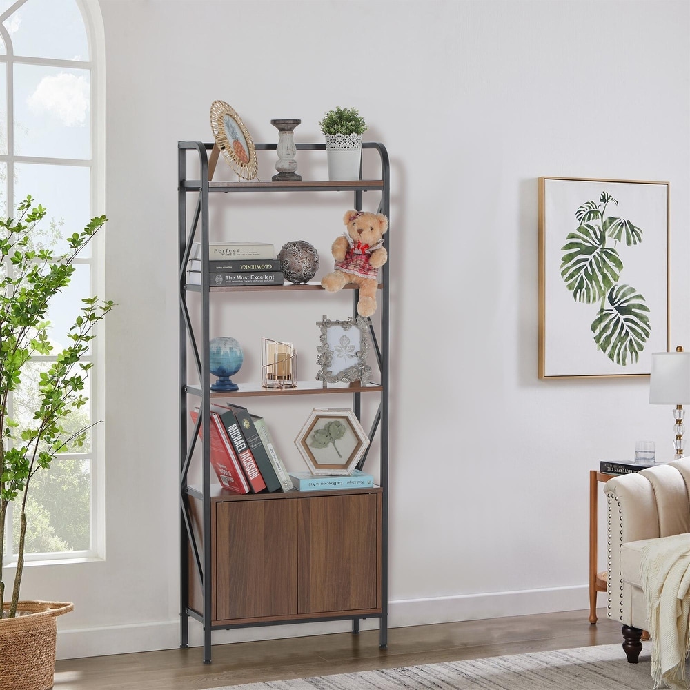 https://ak1.ostkcdn.com/images/products/is/images/direct/0048eb2532ba21a0a3a74b77f9b497354f7b34b7/4-Tier-Tall-Bookshelf-with-Storage-Cabinet-Industrial-Bookcase-for-Home-and-Office.jpg