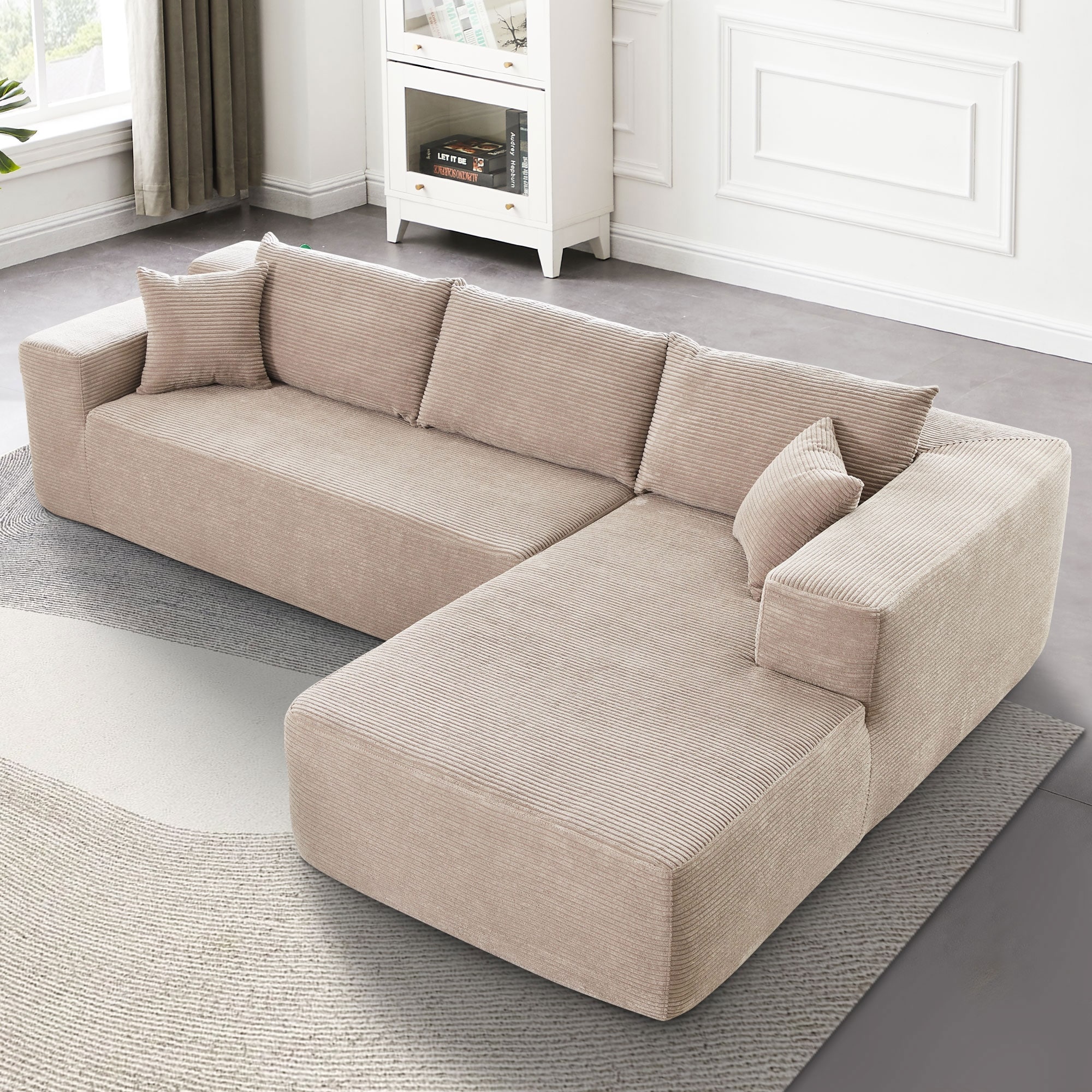 HOOOWOOO Modern Minimalist Style Sectional Couch Modular