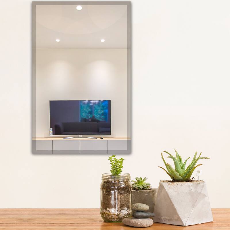 Wells Frameless Beveled Mirror