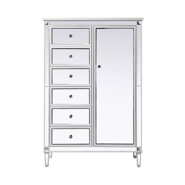 slide 2 of 13, 6-Drawer Armoire Antique White