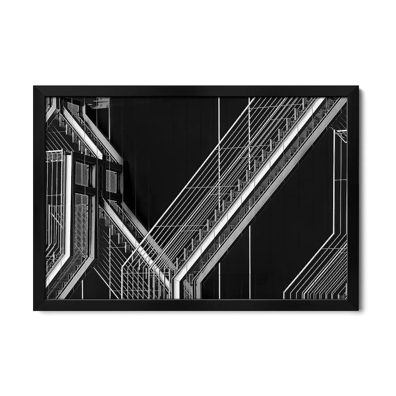 Moving Still Premium Framed Poster by Paulo Abrantes - Black - 24x32x1