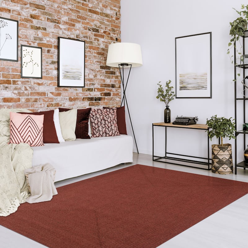 Superior Braided Reversible Indoor/Outdoor Area Rug
