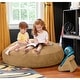 preview thumbnail 30 of 75, Jaxx 4 ft Cocoon Kids Bean Bag Chair and Crash Pad Camel